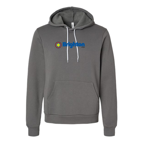 Brighton Logo 1 Full color -- Pullover Hooded Sweatshirt Asphalt