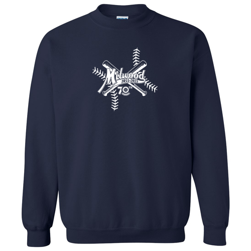 Gildan Heavy Blend Adult Crew Neck Sweatshirt -- Navy