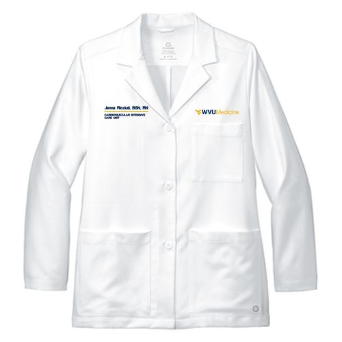 Wonderwink Women's Consultation Lab Coat -- White