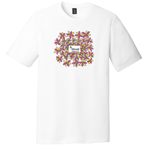 District Made Mens Perfect Tri Crew Tee -- White