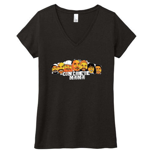 S2 Tracklist District Made Ladies Perfect Tri V-Neck Tee -- Black