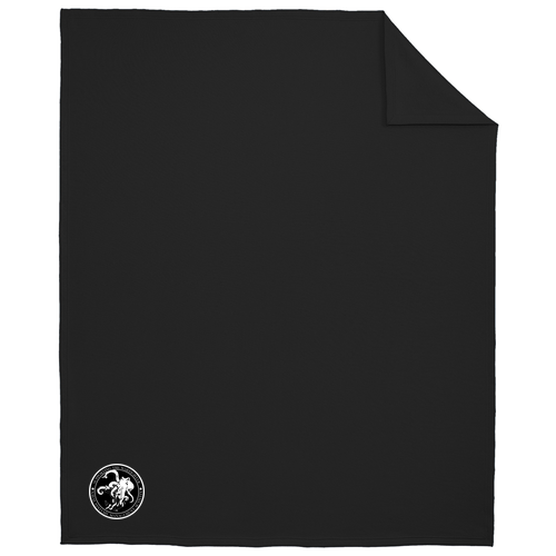 Port and Company Core Fleece Sweatshirt Blanket -- Jet Black