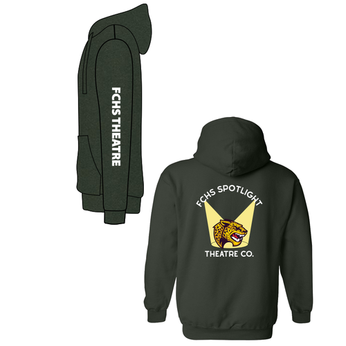 Gildan Heavy Blend Hooded Sweatshirt -- Forest Green