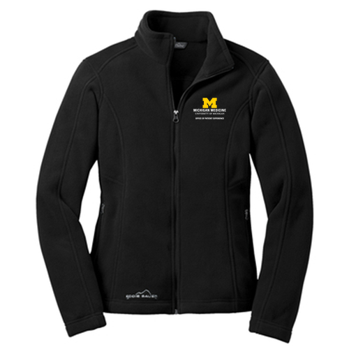 Ladies Eddie Bauer Full Zip Fleece Jacket -- Black