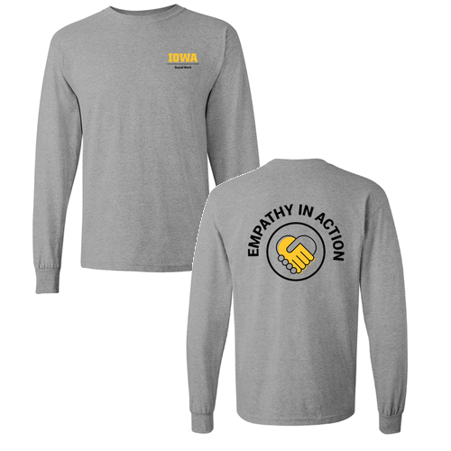 Gildan Heavy Cotton Longsleeve Basic T-Shirt -- Sport Grey