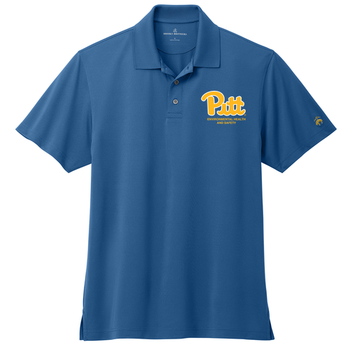 Brooks Brothers Mesh Pique Performance Polo -- Charter Blue