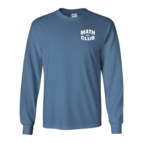 Gildan Heavy Cotton Longsleeve Basic T-Shirt -- Indigo Blue