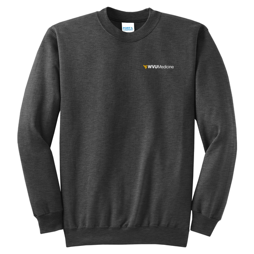 Port and Company Classic Crewneck Sweatshirt -- Dark Heather Grey