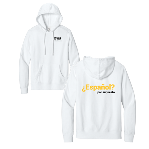 Por Supuesto District Re-Fleece Hoodie -- White