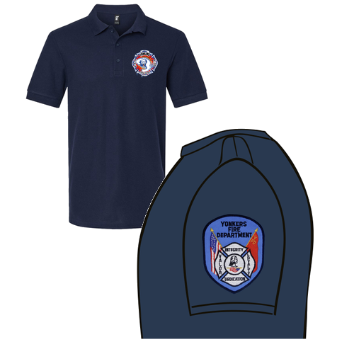 Gildan Unisex Pique Polo -- Navy