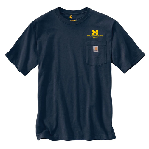 Men/Unisex Carhartt Workwear Pocket Short Sleeve T-Shirt -- Navy, $33
