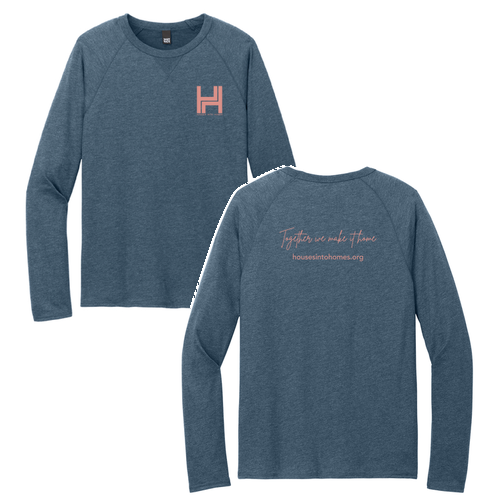 District Featherweight French Terry Long Sleeve Crewneck -- Washed Indigo