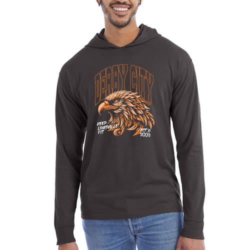 Derby City Eagle Hooded Tee -- New Railroad