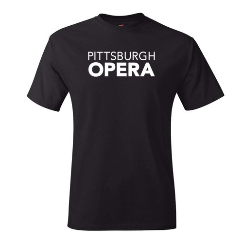 Hanes Short Sleeve -- Black/White Print