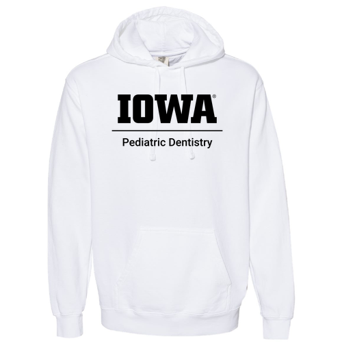 Comfort Colors Unisex Garment-Dyed Hooded Sweatshirt -- White