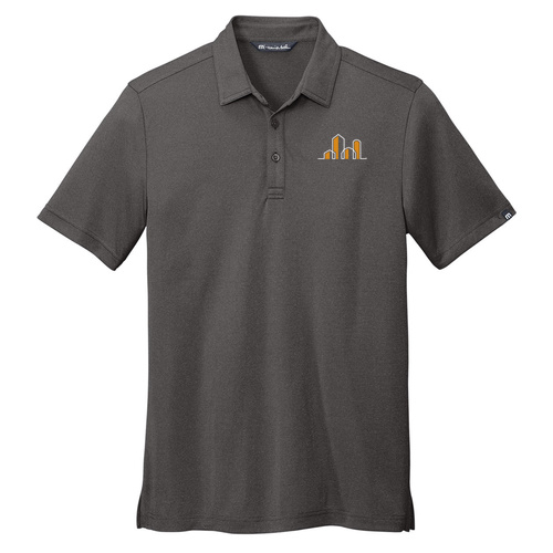 TravisMathew Coto Performance Polo -- Quiet Shade Grey / Black