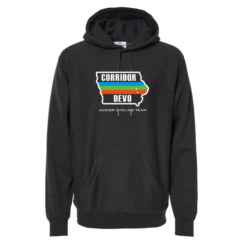 Independent Trading Co. Legend Premium Heavyweight Cross-Grain Hoodie -- Charcoal Heather