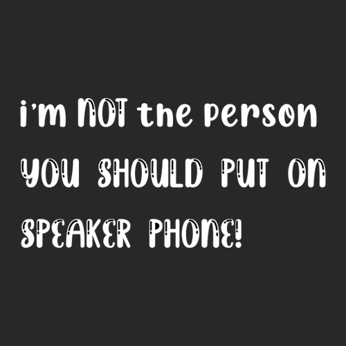 Speakerphone Unisex SoftStyle T-Shirt -- Black
