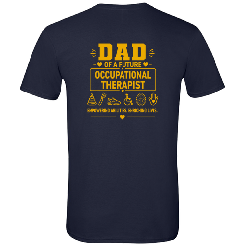 Gildan SoftStyle T-Shirt -- Navy DAD Design