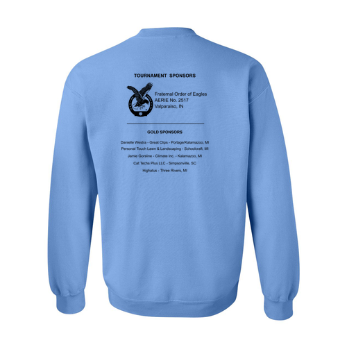Adult Gildan Heavy Blend Crew Neck Sweatshirt -- Carolina Blue