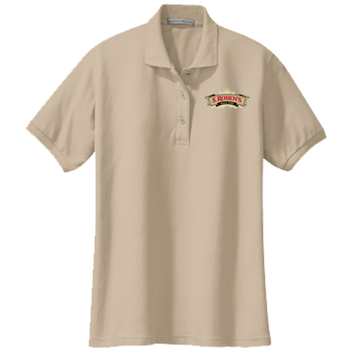 Port Authority Ladies Silk Touch Sport Shirt. -- Stone