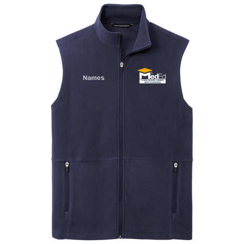 Port Authority Accord Microfleece Vest -- Navy