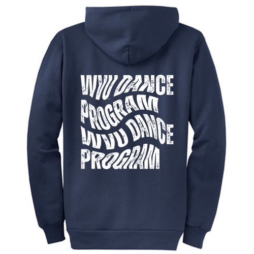 Port and Company Classic Full Zip Hooded Sweatshirt -- Navy