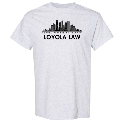 Chicago Skyline Basic T-Shirt -- Ash