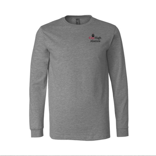 Bella+Canvas Unisex Heather Cvc Long Sleeve Tee- Heathers -- Deep Heather