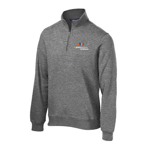 Sport Tek Quarter Zip Sweatshirt -- Vintage Heather