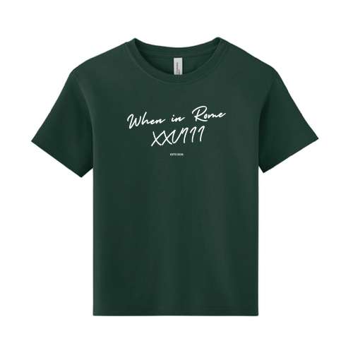BELLA+CANVAS Youth 6-Ounce Heavyweight Tee -- Forest