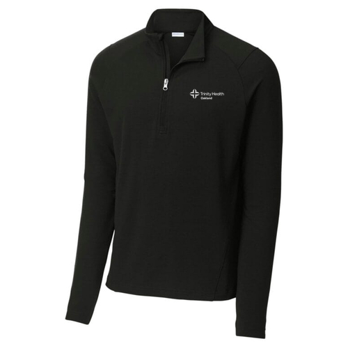 Sport-Tek Sport-Wick Men's Flex Fleece Quarter-Zip -- Black
