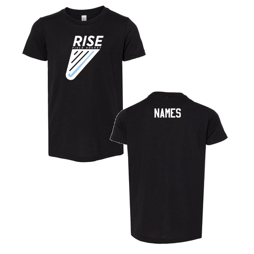 YOUTH Triblend Short Sleeve Tee -- Solid Black Blend