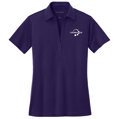 Ladies CS Port Authority Silk Touch Performance Polo -- Bright Purple