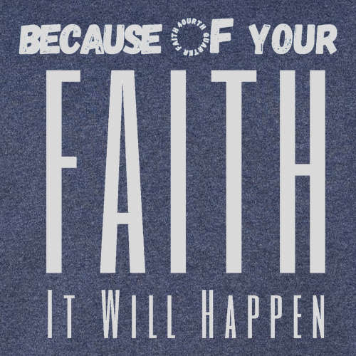 It Will Happen Hoodie Crewneck -- Vintage Heather Navy