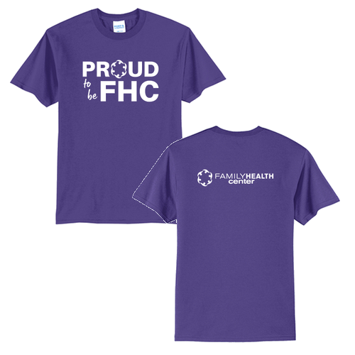 Proud To Be FHC 50/50 Blend Basic T-Shirt -- Purple