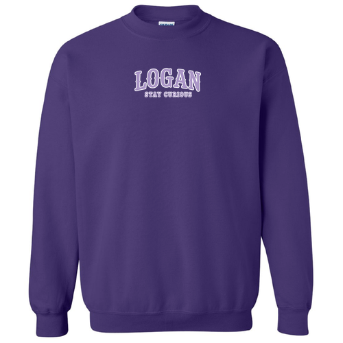 Gildan Heavy Blend Crew Neck Sweatshirt -- Purple