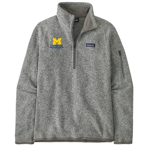 Patagonia Womens Better Sweater 1/4 Zip -- Birch White