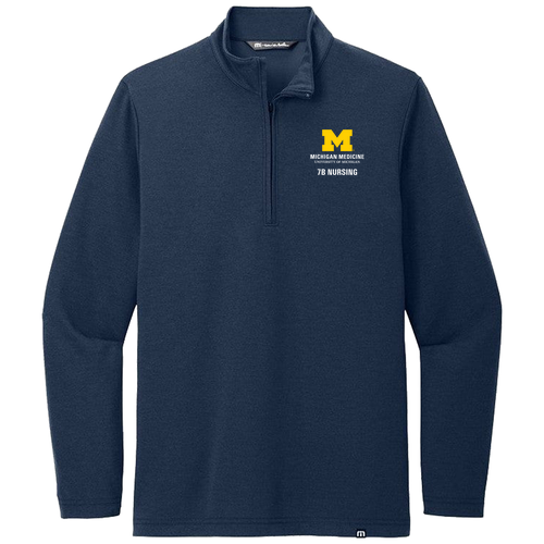TravisMathew Coveside 1/4-Zip -- Blue Nights