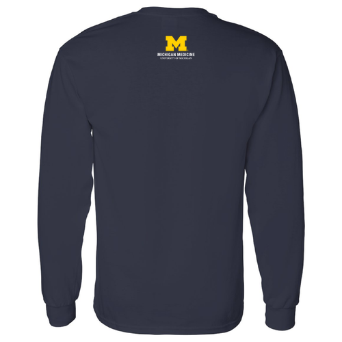 Gildan Heavy Cotton Longsleeve Basic T-Shirt -- Navy