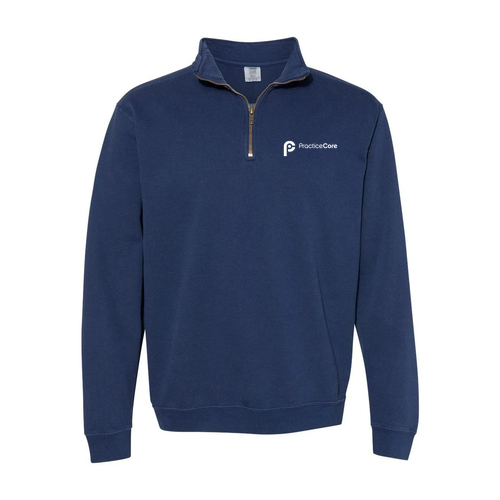 Navy Comfort Colors Quarter-Zip Sweatshirt