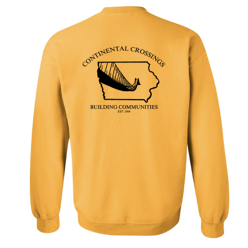 Gildan Heavy Blend Crew Neck Sweatshirt -- Gold