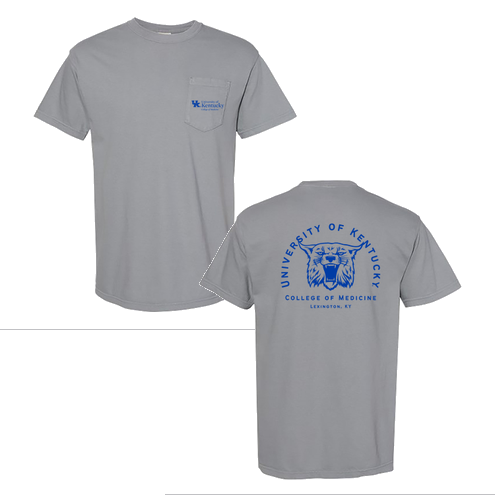 Comfort Colors Short Sleeve Pocket Tee -- Granite