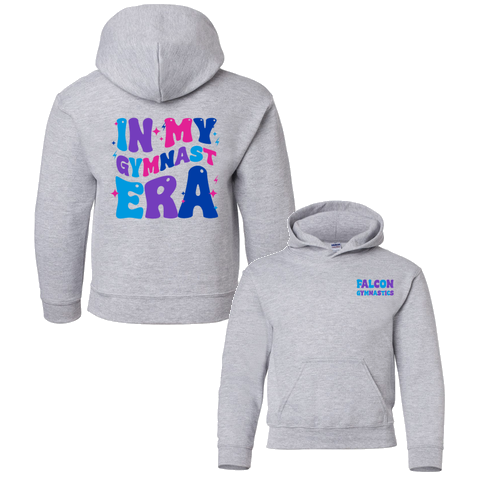 Gymnast Era Youth Hooded Sweatshirt -- Sport Grey