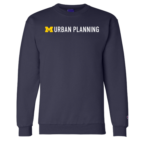 Champion Powerblend Crewneck Sweatshirt -- Navy
