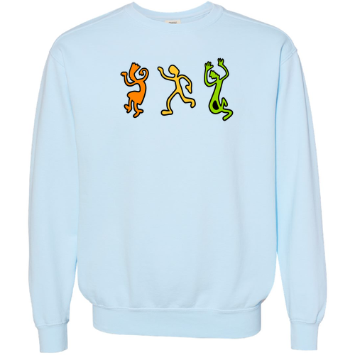 Comfort Colors Adult Crewneck Sweatshirt -- Chambray