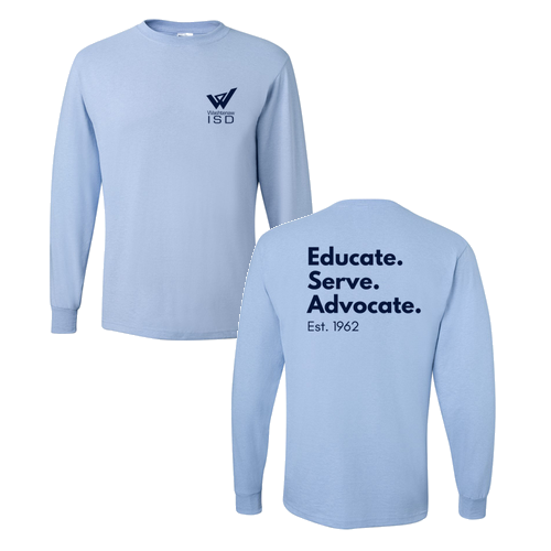 Jerzees Dri-Power Active Longsleeve Tee -- Light Blue