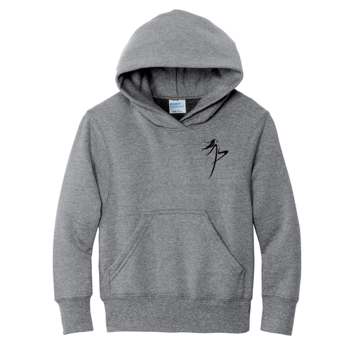 Port and Company Youth Pullover Hooded Sweatshirt -- Athletic Heather