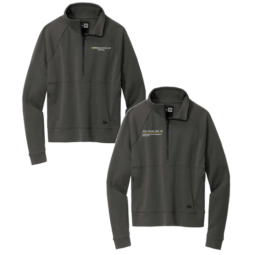 New Era Ladies STS half zip -- Graphite
