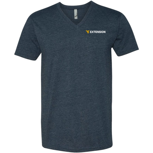 Next Level Apparel Mens CVC V Neck Tee -- Midnight Navy